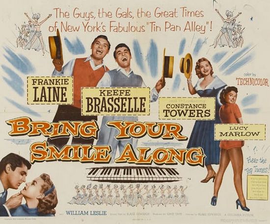 Bring Your Smile Along (1955) Blake Edwards, Frankie Laine, Keefe Brasselle, Constance Towers