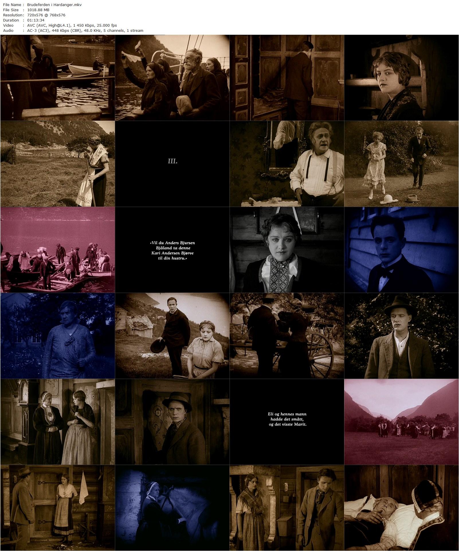 Bridal Procession In Hardanger (1926) Rasmus Breistein, Aase Bye, Gunhild Schytte-Jacobsen, Henry Gleditsch-poster