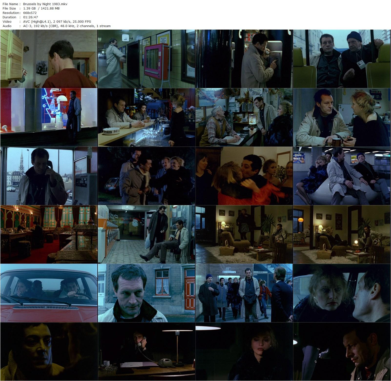 Brussels by Night (1983) Marc Didden, François Beukelaers, Johan Joos, Mariette Mathieu-poster