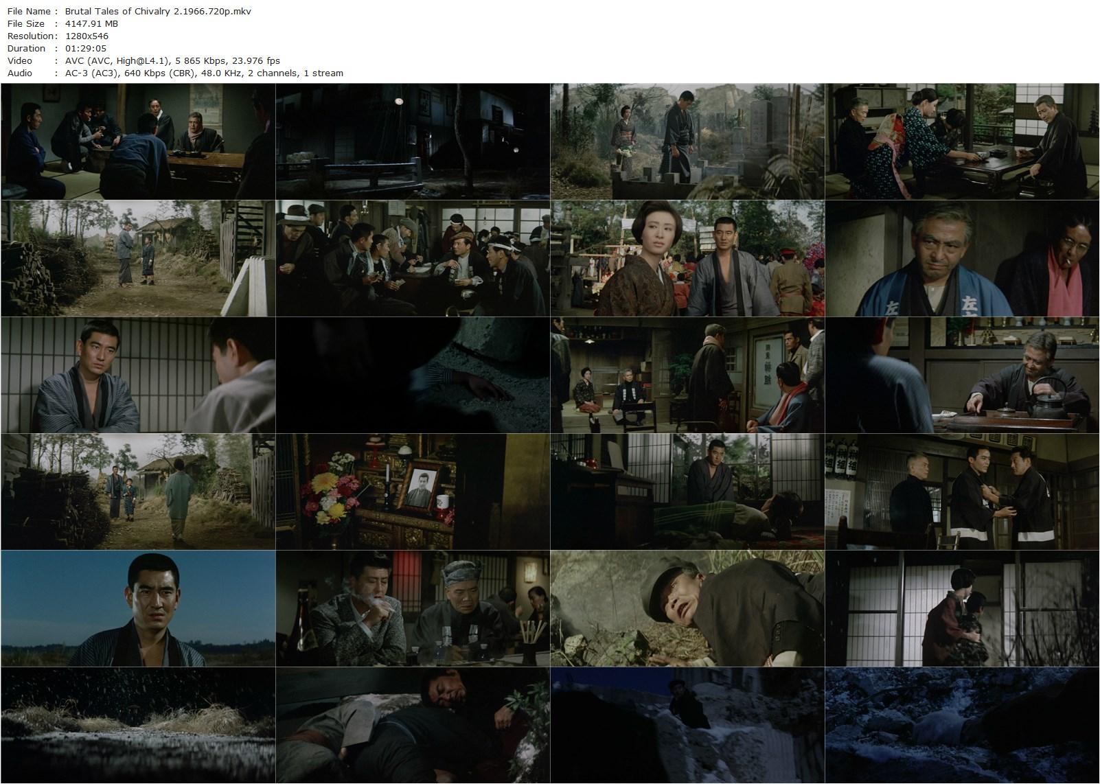 Brutal Tales of Chivalry 2 (1966) Kiyoshi Saeki, Ken Takakura, Ryô Ikebe, Yoshiko Mita-poster