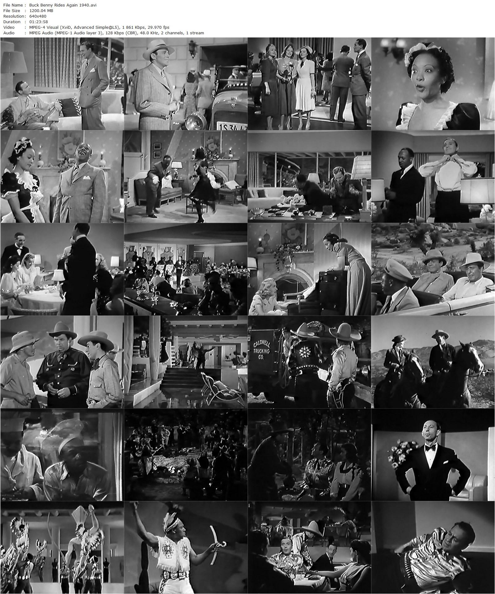 Buck Benny Rides Again (1940) Mark Sandrich, Jack Benny, Ellen Drew, Eddie ‘Rochester’ Anderson-poster