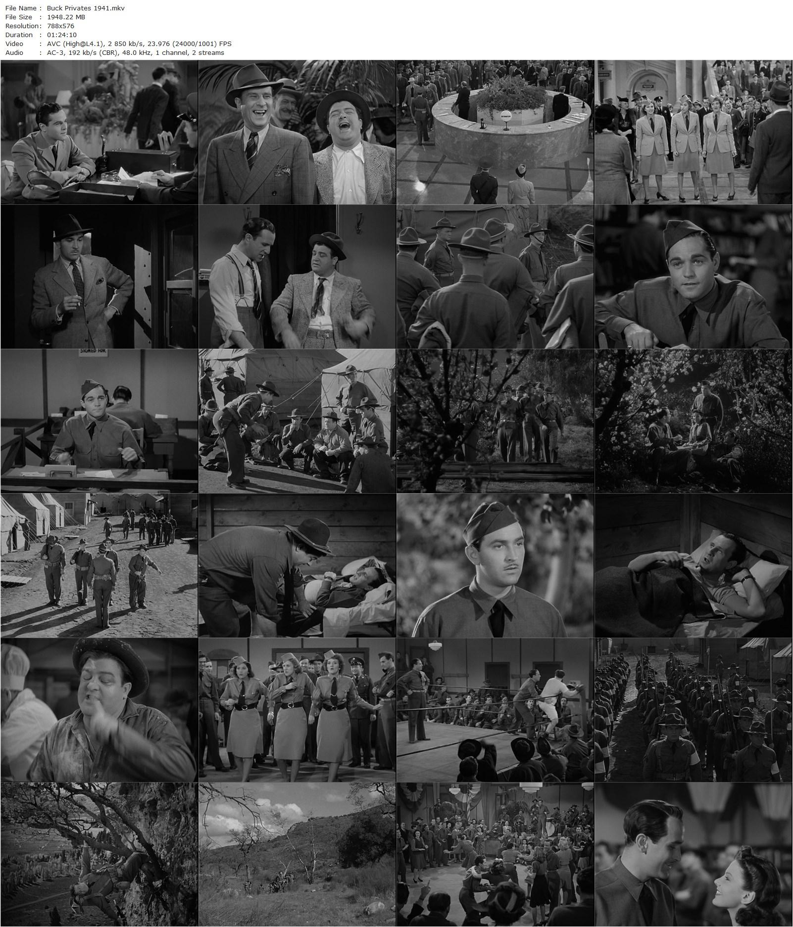 Buck Privates (1941) Arthur Lubin, Bud Abbott, Lou Costello, Lee Bowman-poster