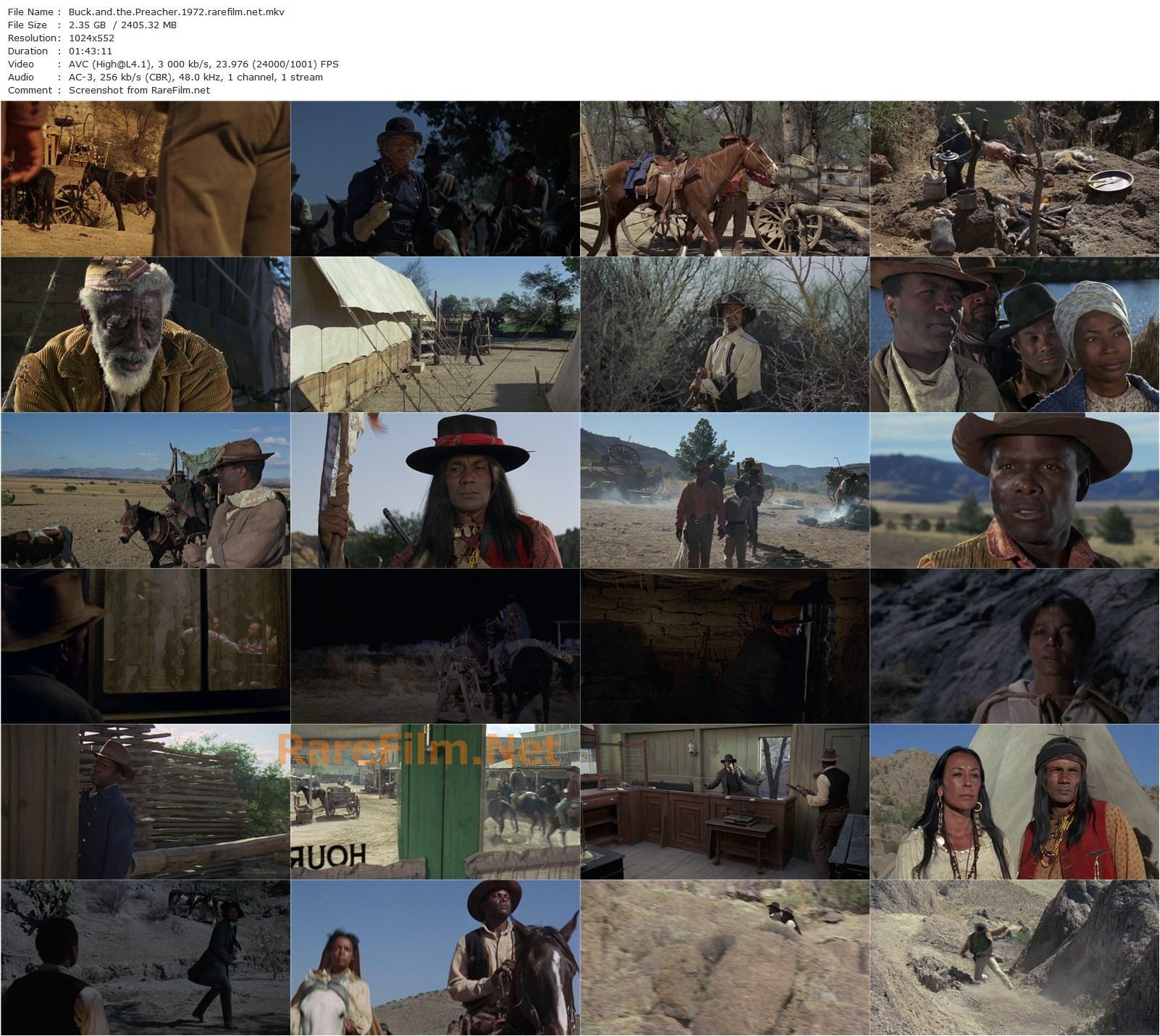 Buck and the Preacher (1972) Sidney Poitier, Joseph Sargent, Harry Belafonte, Ruby Dee-poster