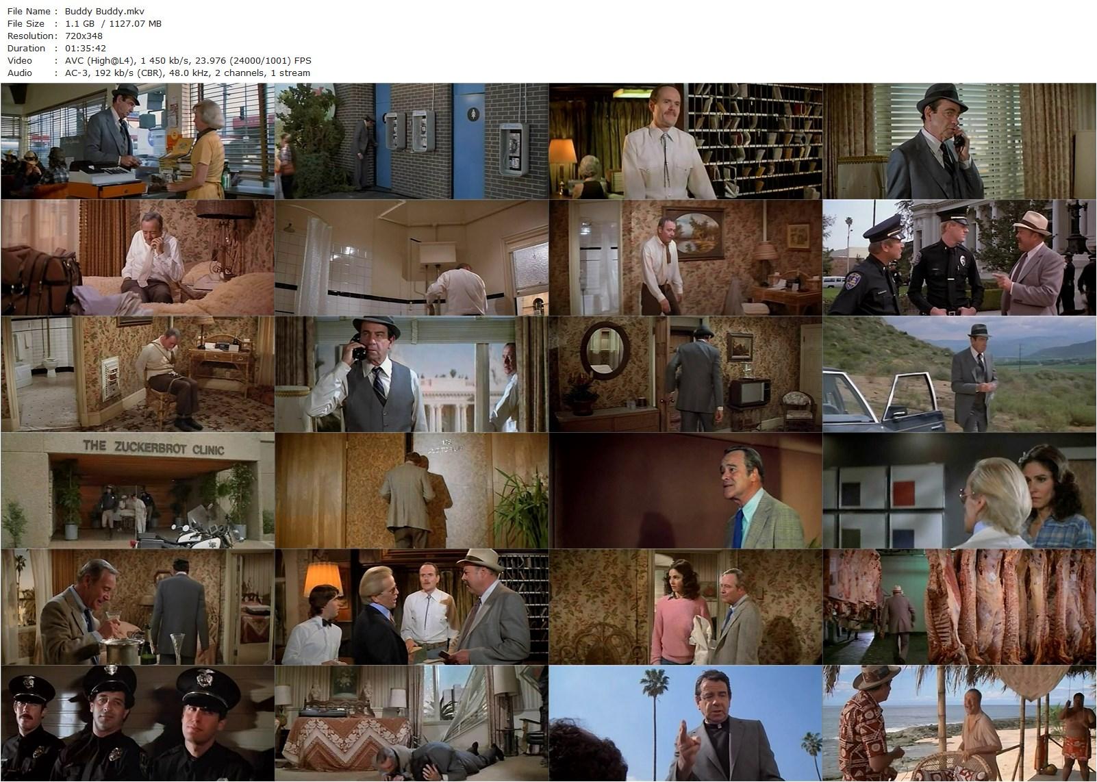 Buddy, Buddy (1981) Billy Wilder, Jack Lemmon, Walter Matthau, Paula Prentiss-poster