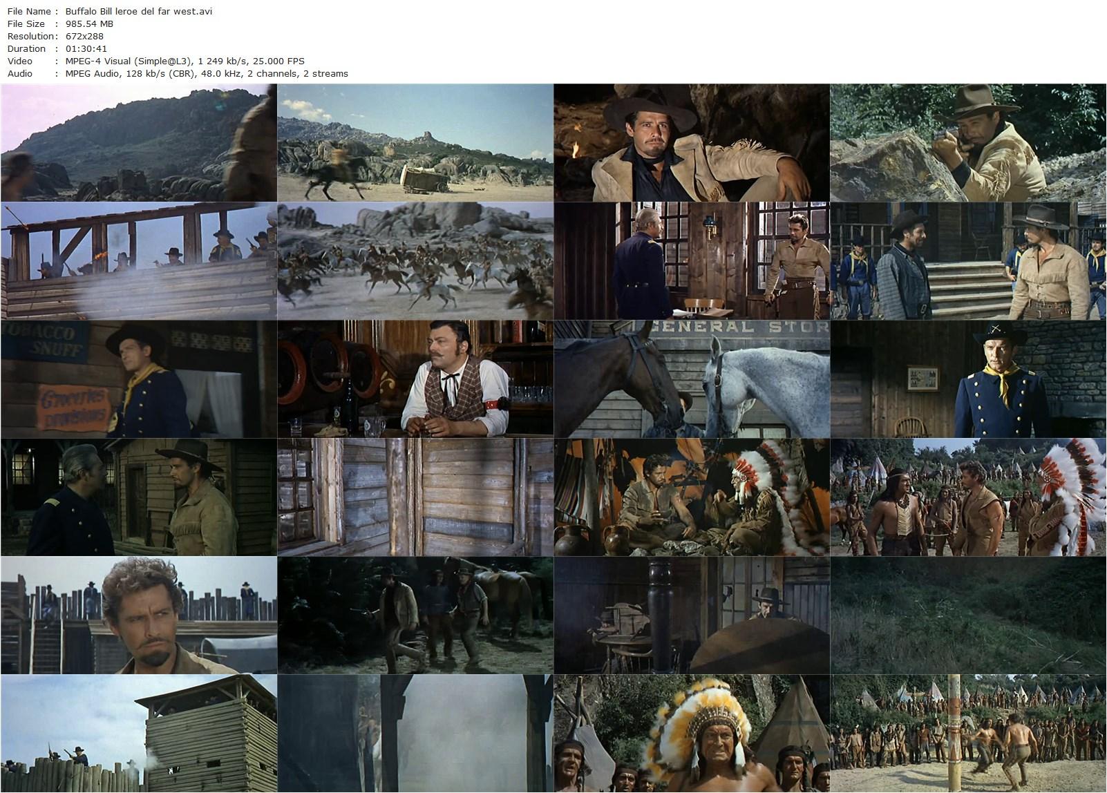 Buffalo Bill AKA Buffalo Bill, l’eroe del far west (1965) Mario Costa, Gordon Scott, Ingeborg Schöner, Catherine Ribeiro-poster