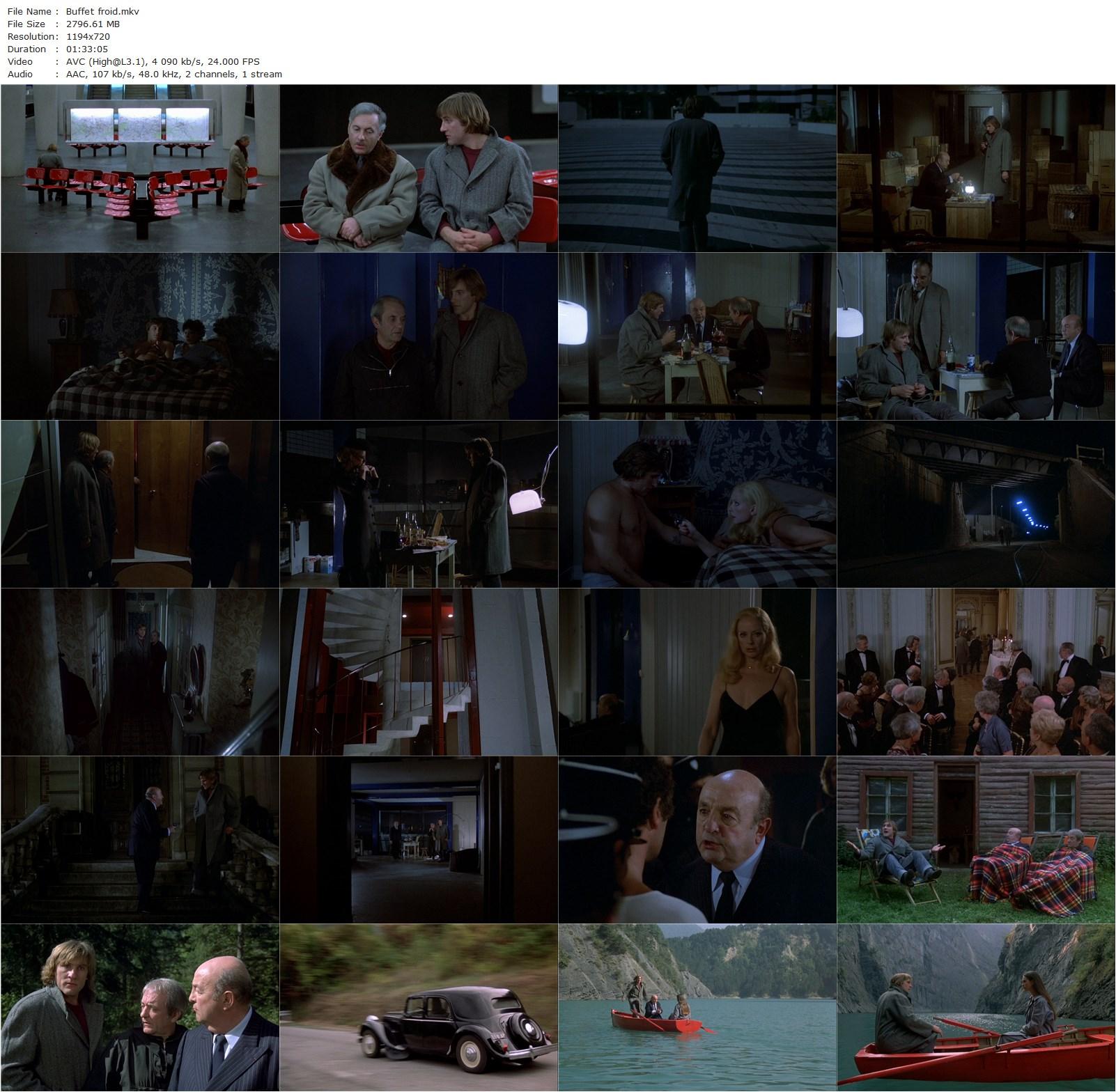 Buffet froid (1979) Bertrand Blier, Gérard Depardieu, Bernard Blier, Jean Carmet-poster