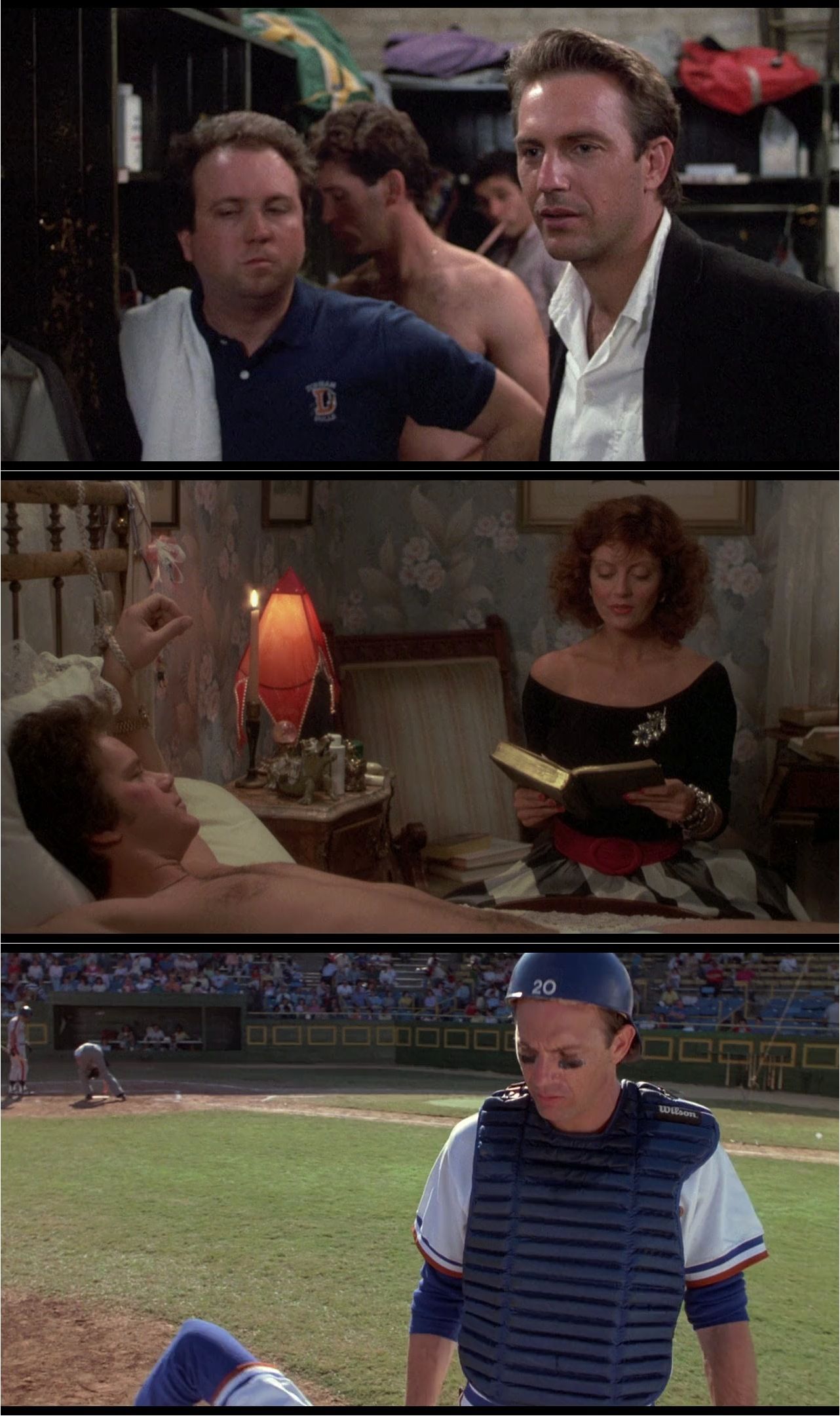 Bull Durham (1988) Ron Shelton, Kevin Costner, Susan Sarandon, Tim Robbins-poster