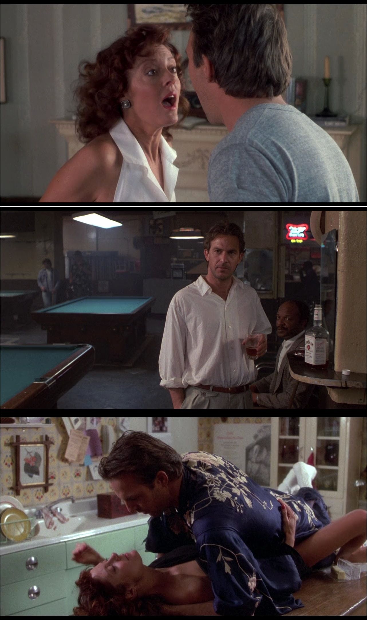 Bull Durham (1988) Ron Shelton, Kevin Costner, Susan Sarandon, Tim Robbins-poster