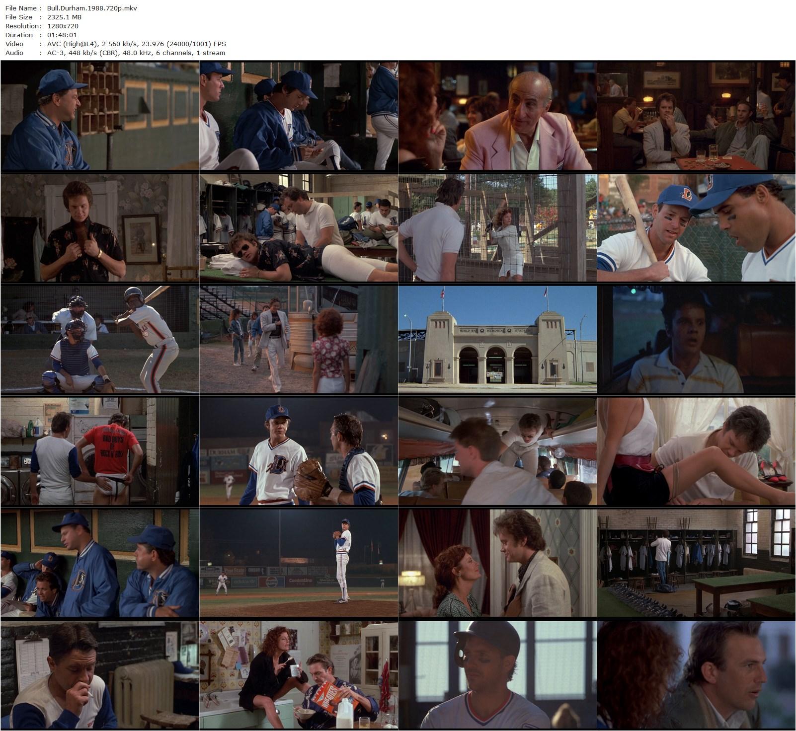 Bull Durham (1988) Ron Shelton, Kevin Costner, Susan Sarandon, Tim Robbins-poster