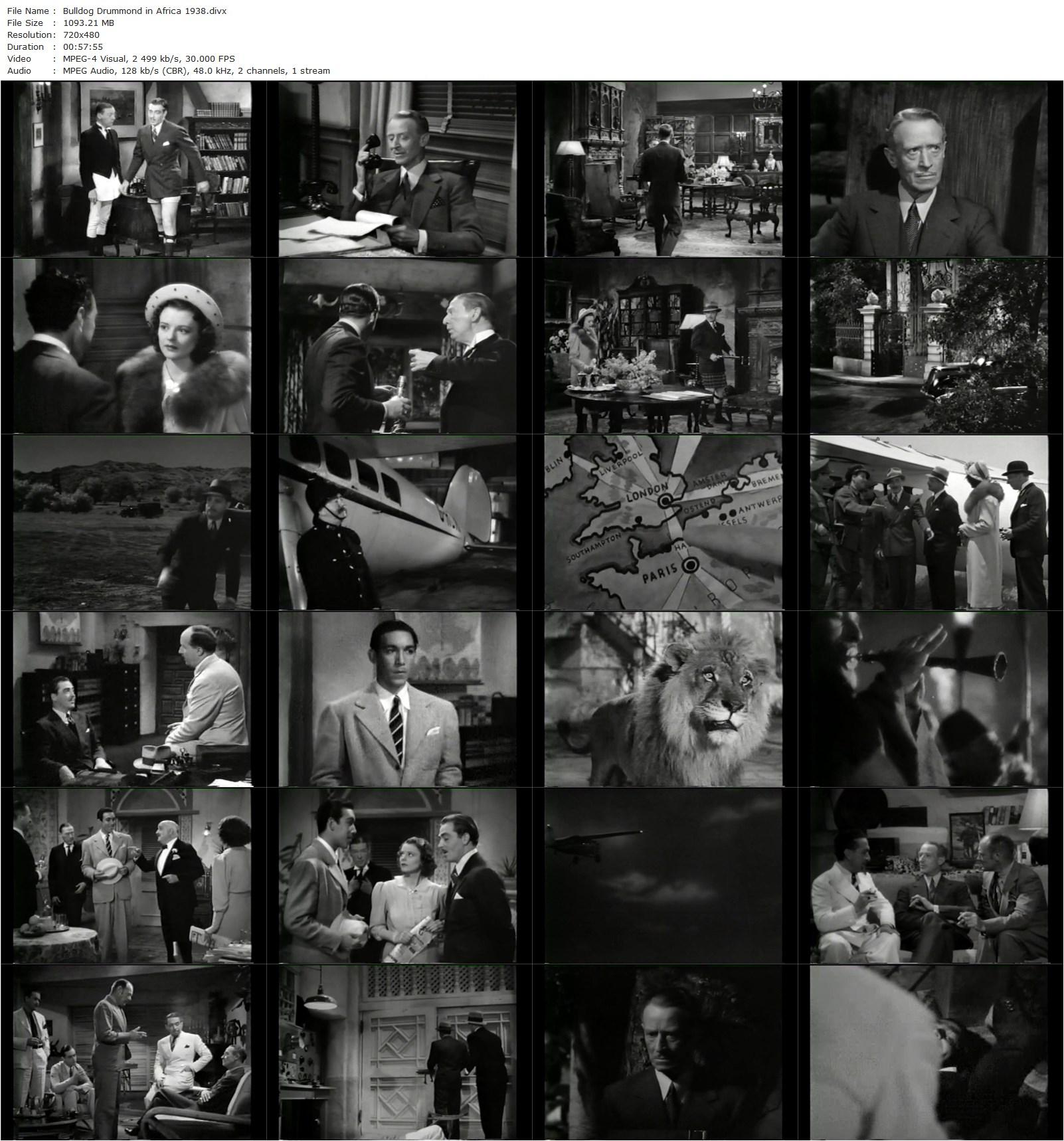 Bulldog Drummond in Africa (1938) Louis King-poster