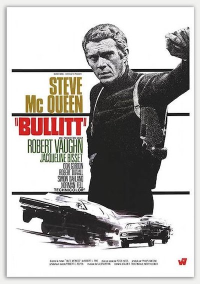 Bullitt (1968) Peter Yates, Steve McQueen, Jacqueline Bisset, Robert Vaughn
