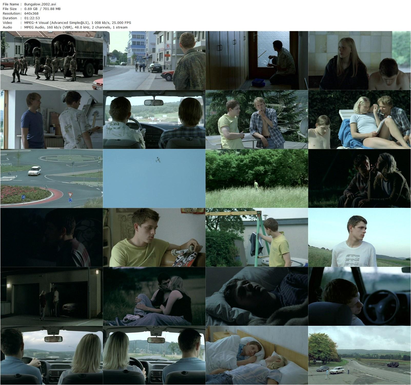 Bungalow (2002) Ulrich Köhler, Lennie Burmeister, Devid Striesow, Trine Dyrholm-poster