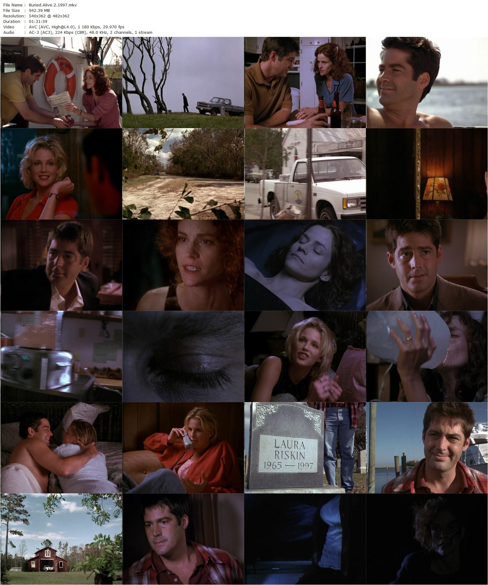 Buried Alive II (1997) Tim Matheson, Ally Sheedy, Stephen Caffrey, Tracey Needham-poster