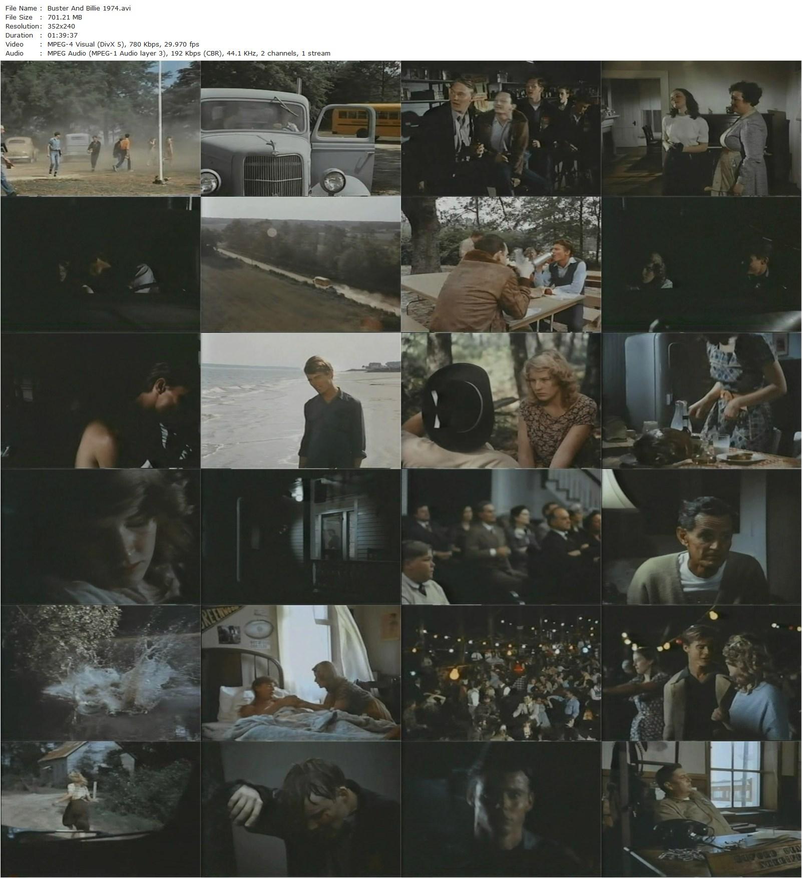 Buster and Billie (1974) Daniel Petrie-poster