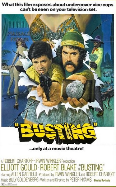 Busting (1974) Peter Hyams, Elliott Gould, Robert Blake, Allen Garfield, Crime, Drama