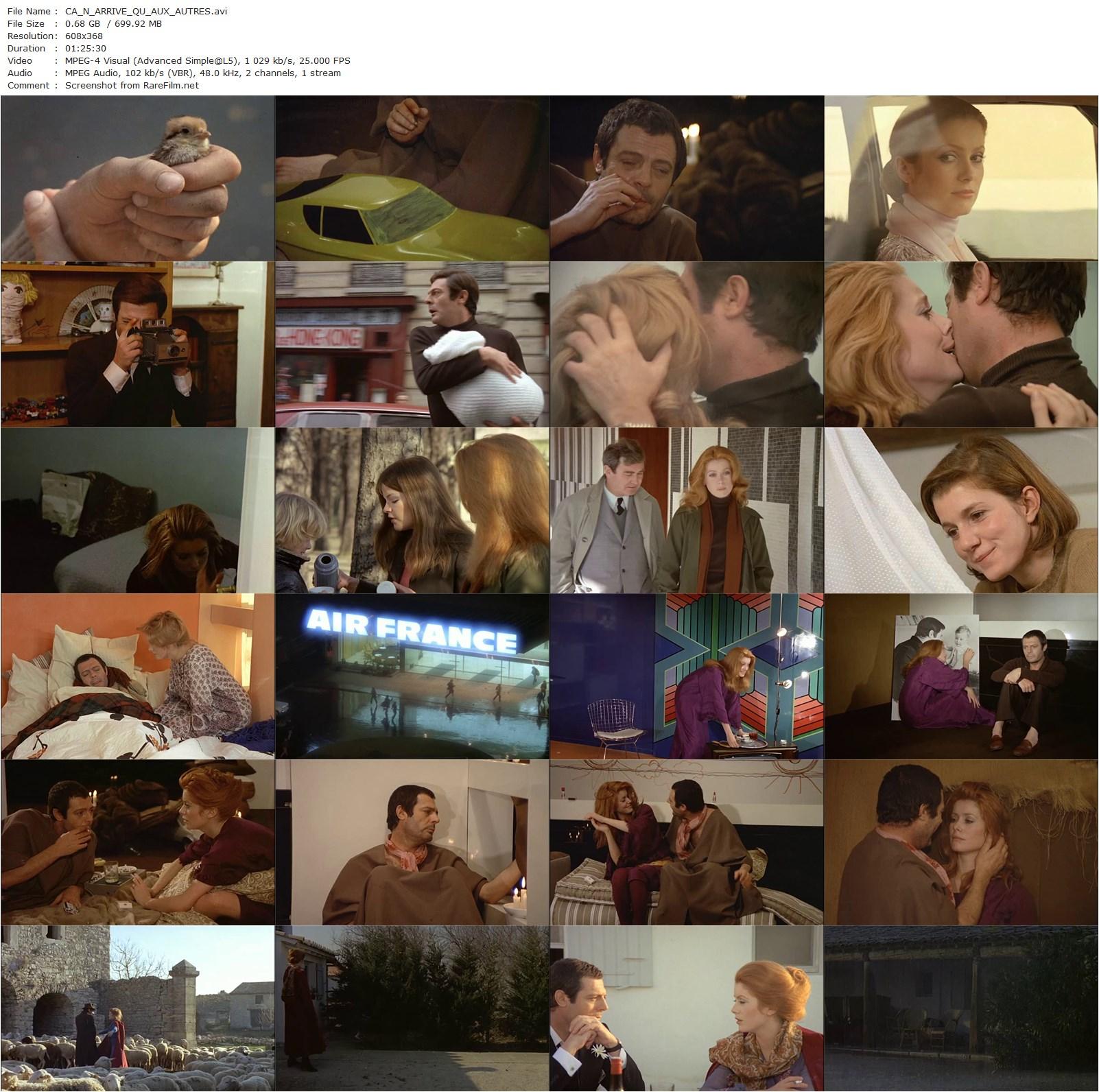 It Only Happens to Others / Ça n’arrive qu’aux autres (1971) Nadine Trintignant, Catherine Deneuve, Marcello Mastroianni, Serge Marquand-poster