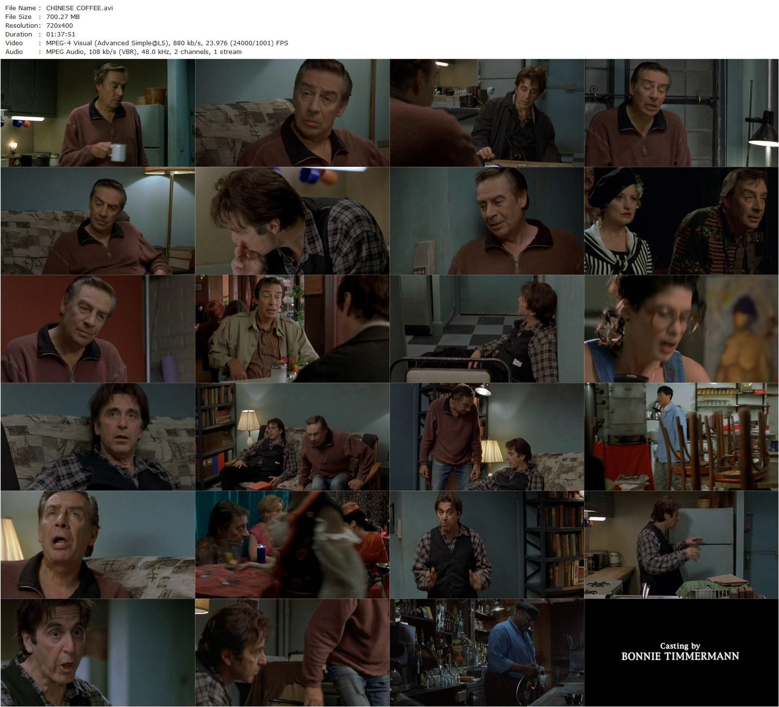 Chinese Coffee (2000) Al Pacino, Jerry Orbach, Susan Floyd-poster