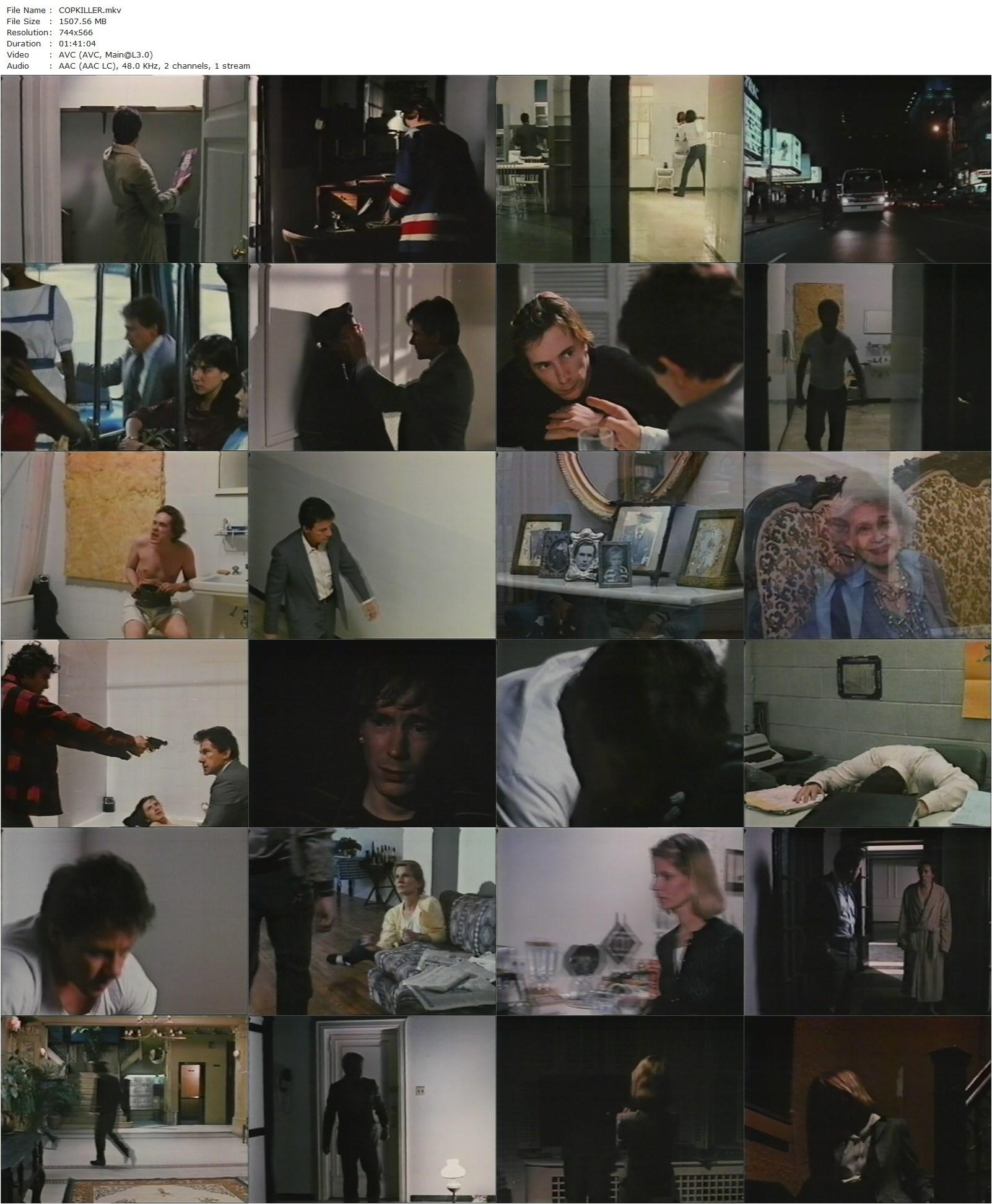 Copkiller (l’assassino dei poliziotti) (1983) Roberto Faenza, Harvey Keitel, John Lydon, Nicole Garcia-poster