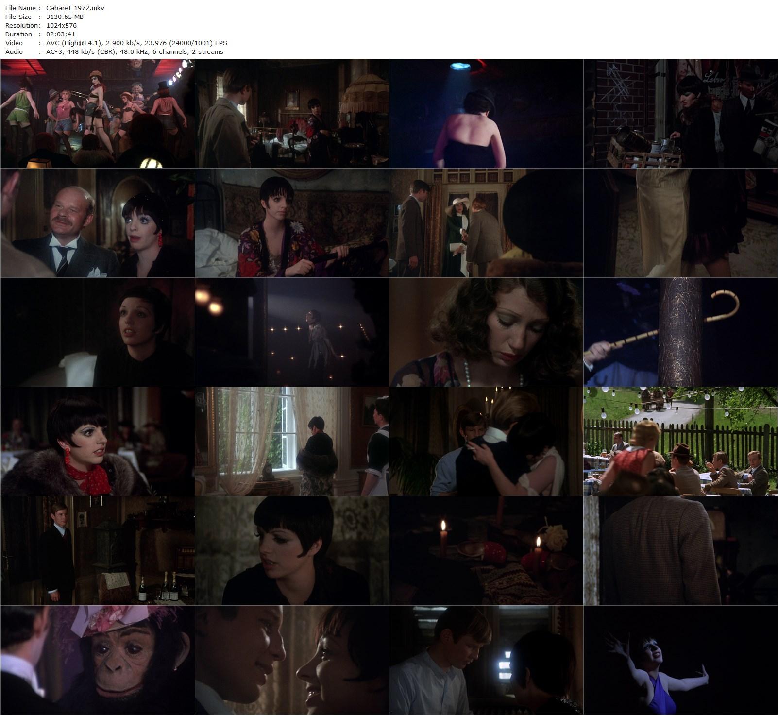 Cabaret (1972) Bob Fosse, Liza Minnelli, Michael York, Helmut Griem-poster