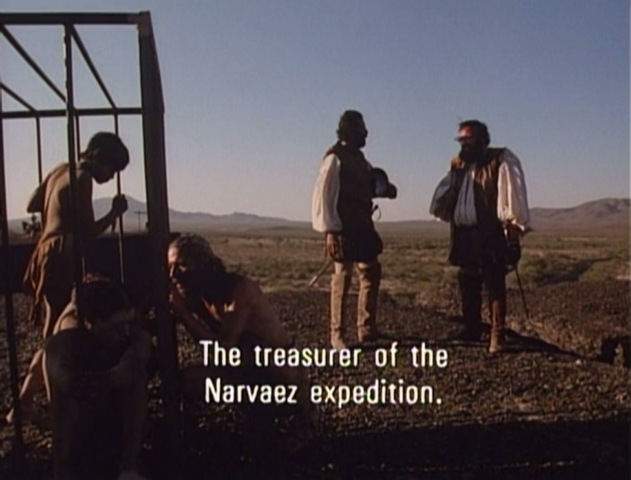 Cabeza de Vaca (1991) Nicolás Echevarría, Juan Diego, Daniel Giménez Cacho, Roberto Sosa-poster