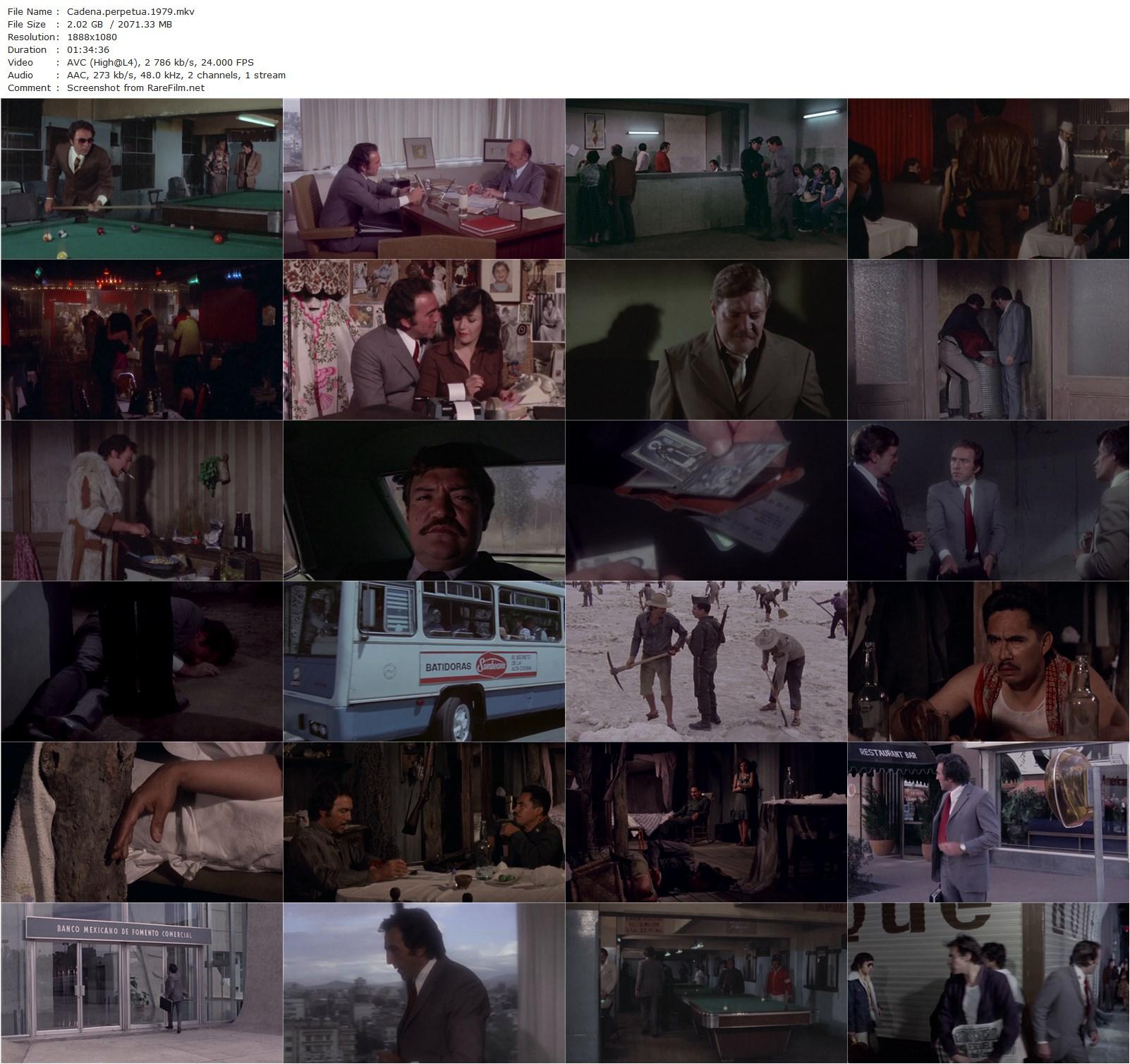 Life Sentence / Cadena perpetua (1979) Arturo Ripstein, Pedro Armendáriz Jr., Narciso Busquets, Ernesto Gómez Cruz-poster