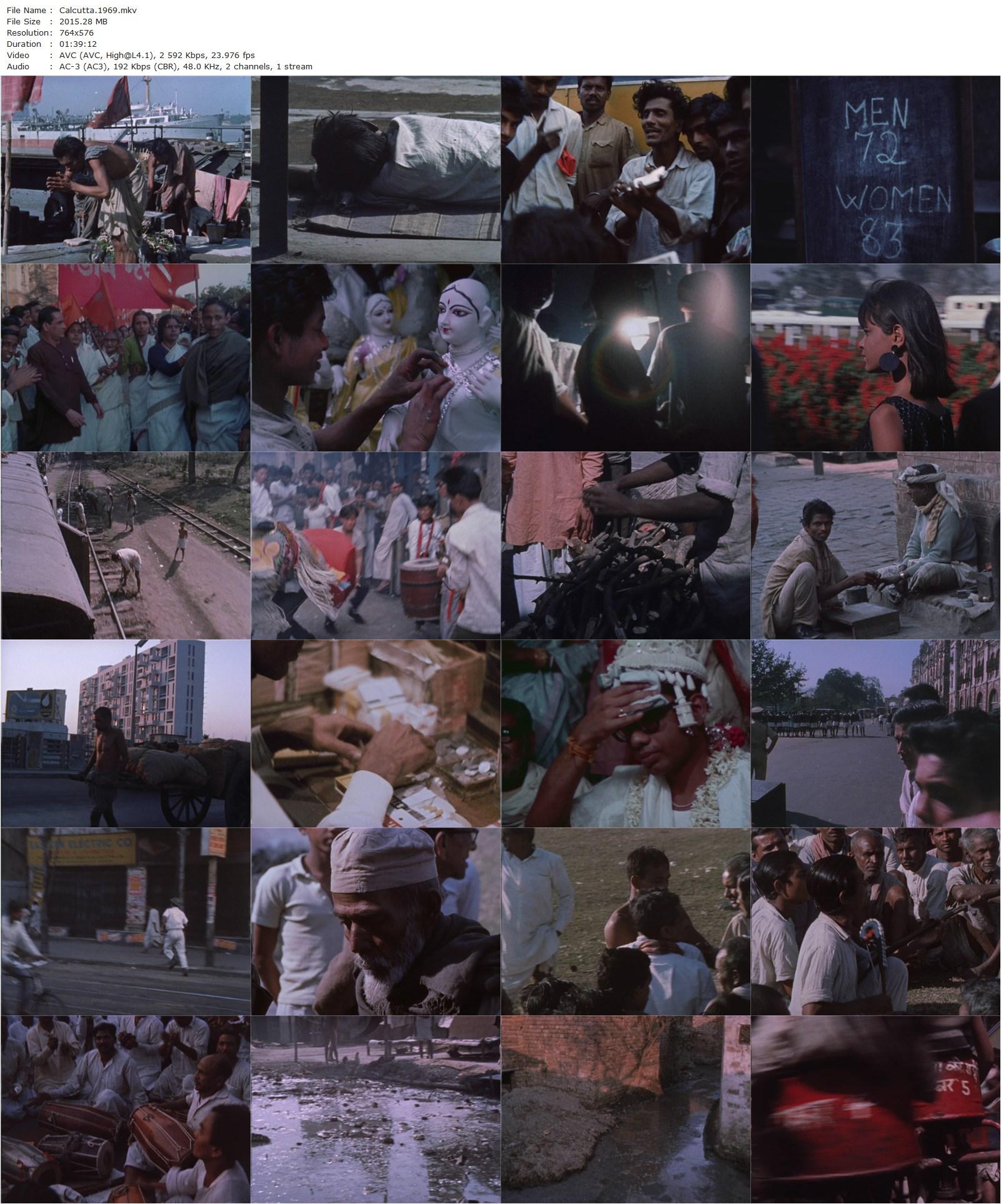 Calcutta (1969) Louis Malle-poster