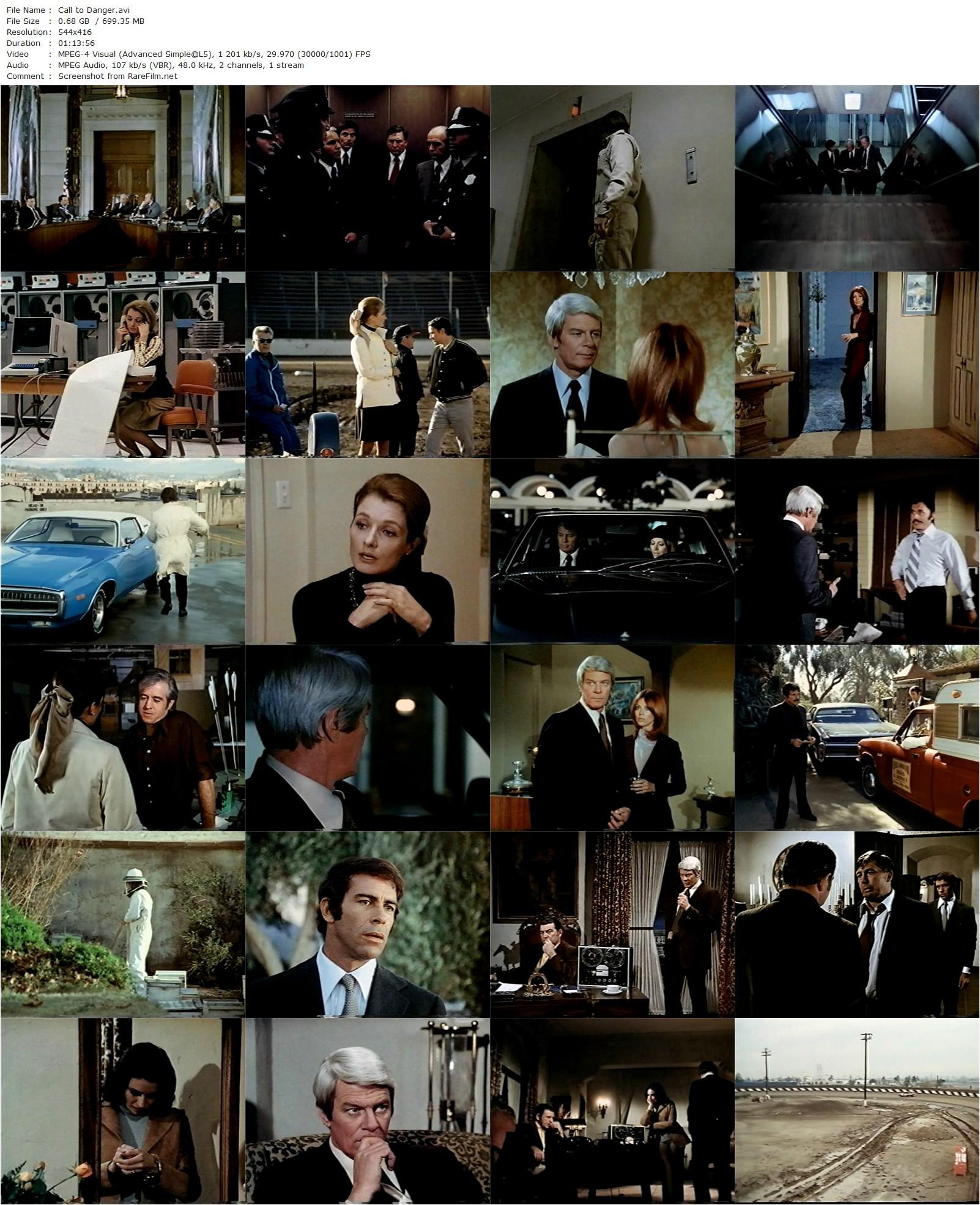 Call to Danger (1973) Tom Gries, Peter Graves, Diana Muldaur, John Anderson-poster