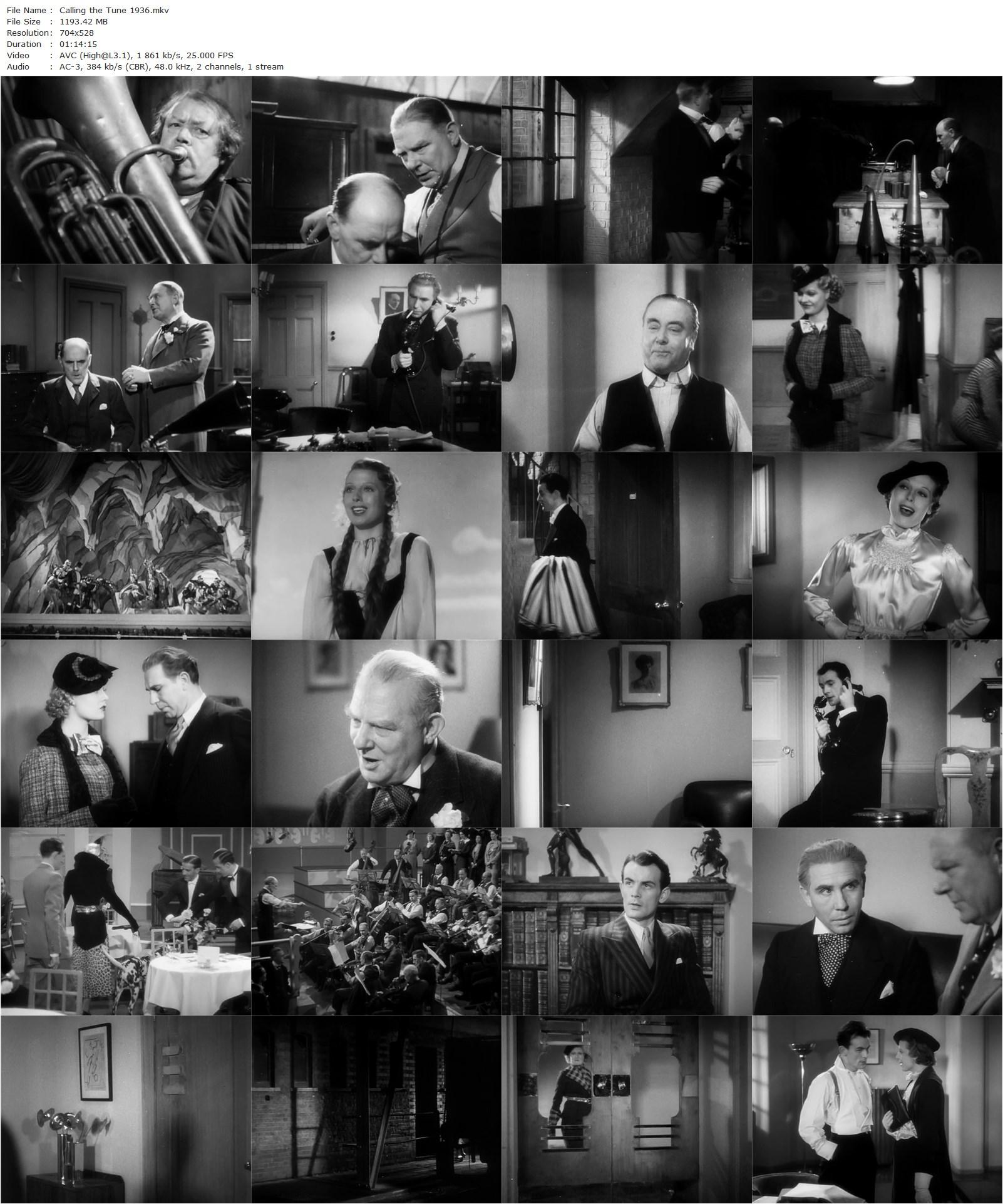 Calling the Tune (1936) Reginald Denham, Thorold Dickinson, Adele Dixon, Sally Gray, Sam Livesey-poster