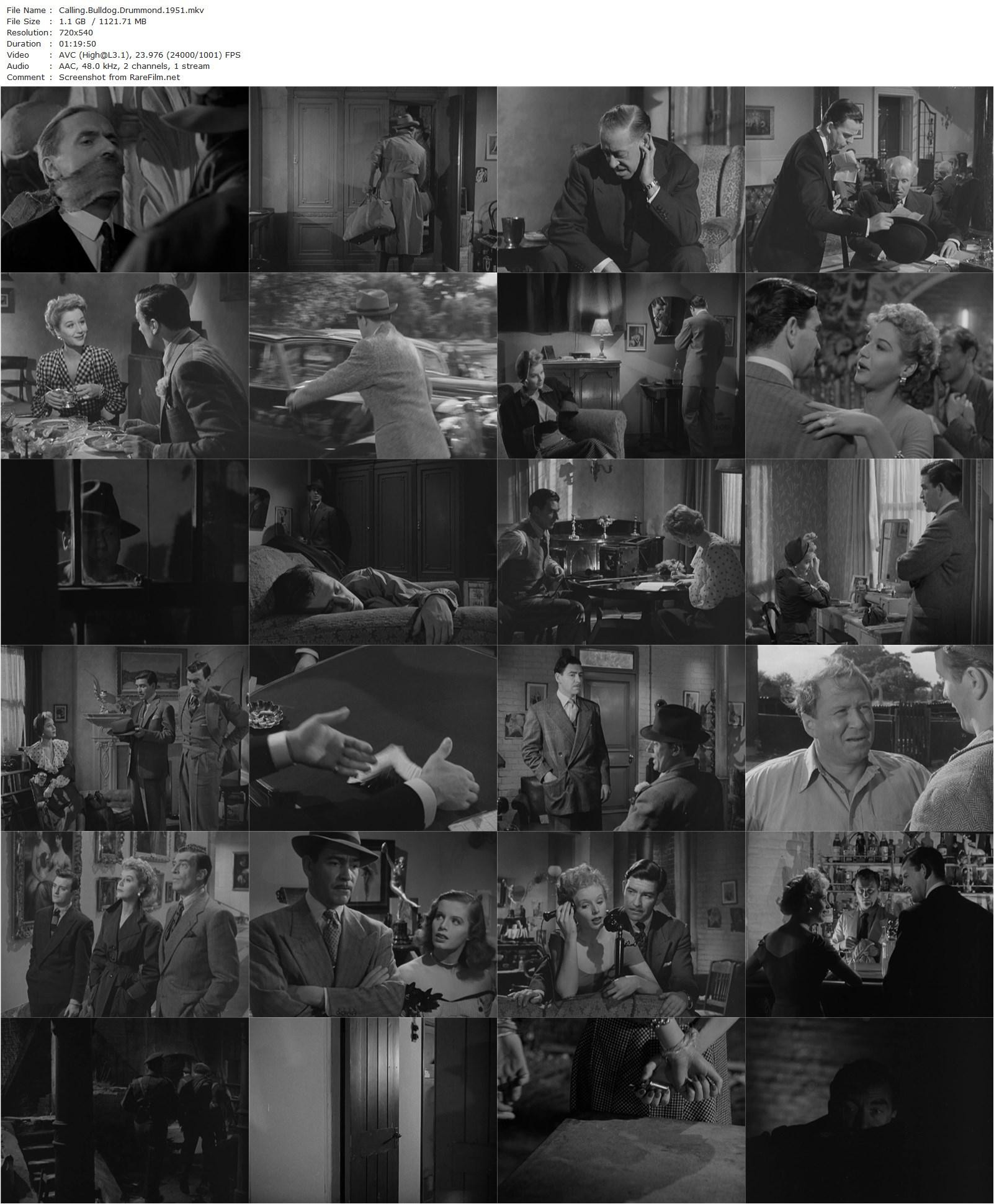 Calling Bulldog Drummond (1951) Victor Saville, Walter Pidgeon, Margaret Leighton, Robert Beatty-poster