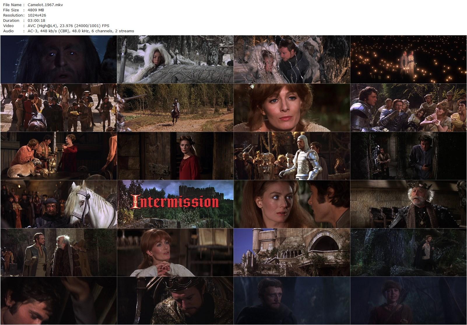 Camelot (1967) Joshua Logan, Richard Harris, Vanessa Redgrave, Franco Nero-poster