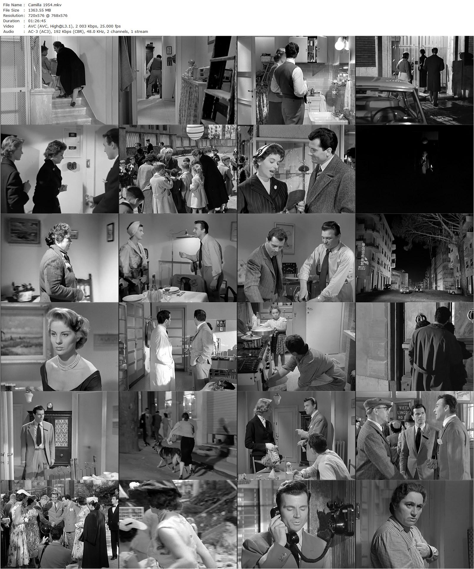 Camilla (1954) Luciano Emmer, Luciana Angiolillo, Gabriele Ferzetti, Irène Tunc-poster