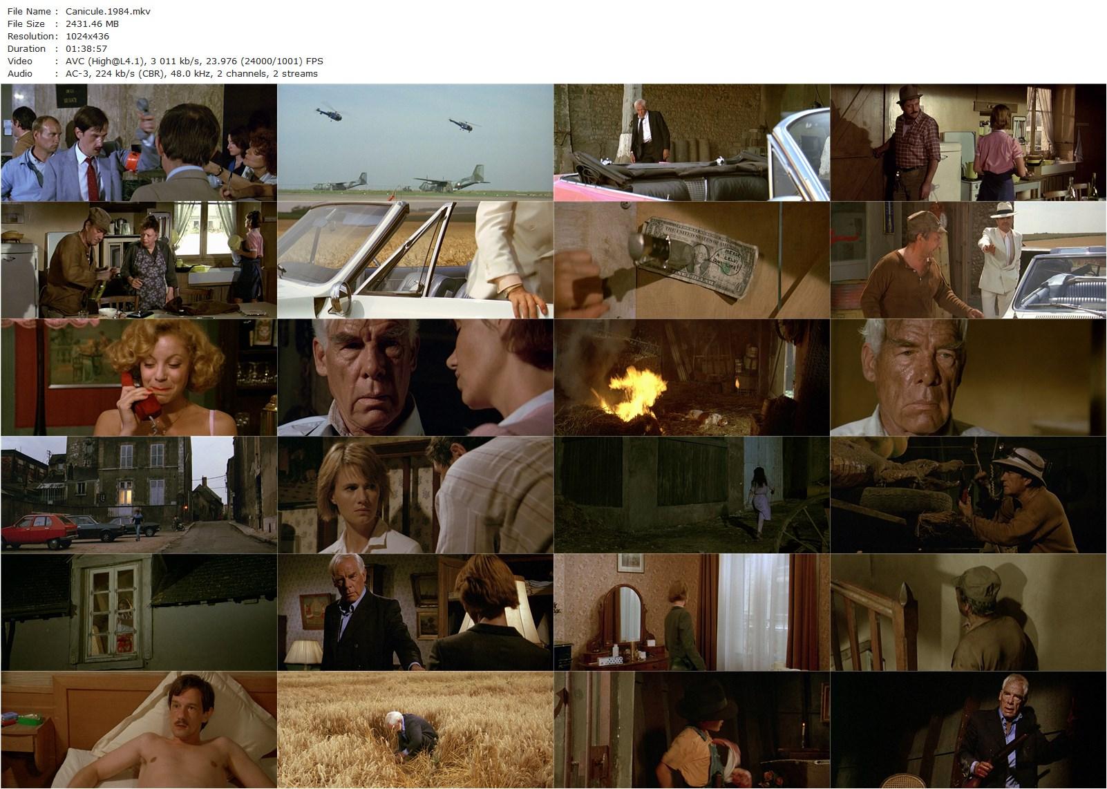 Dog Day AKA Canicule (1984) Yves Boisset, Lee Marvin, Miou-Miou, Jean Carmet-poster