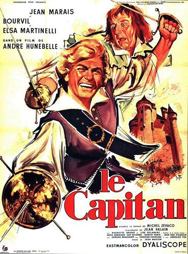Captain Blood AKA Le capitan (1960) André Hunebelle, Jean Marais, Bourvil, Elsa Martinelli