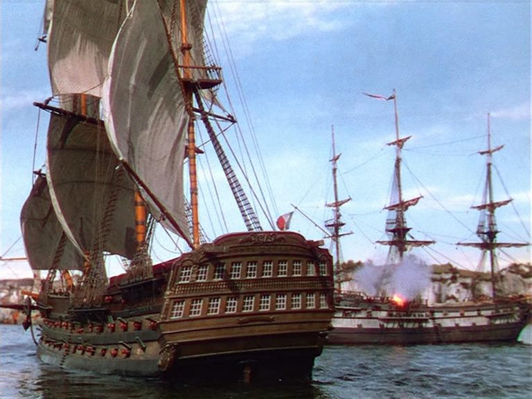 Captain Horatio Hornblower R.N. (1951) Raoul Walsh, Gregory Peck, Virginia Mayo, Robert Beatty-poster