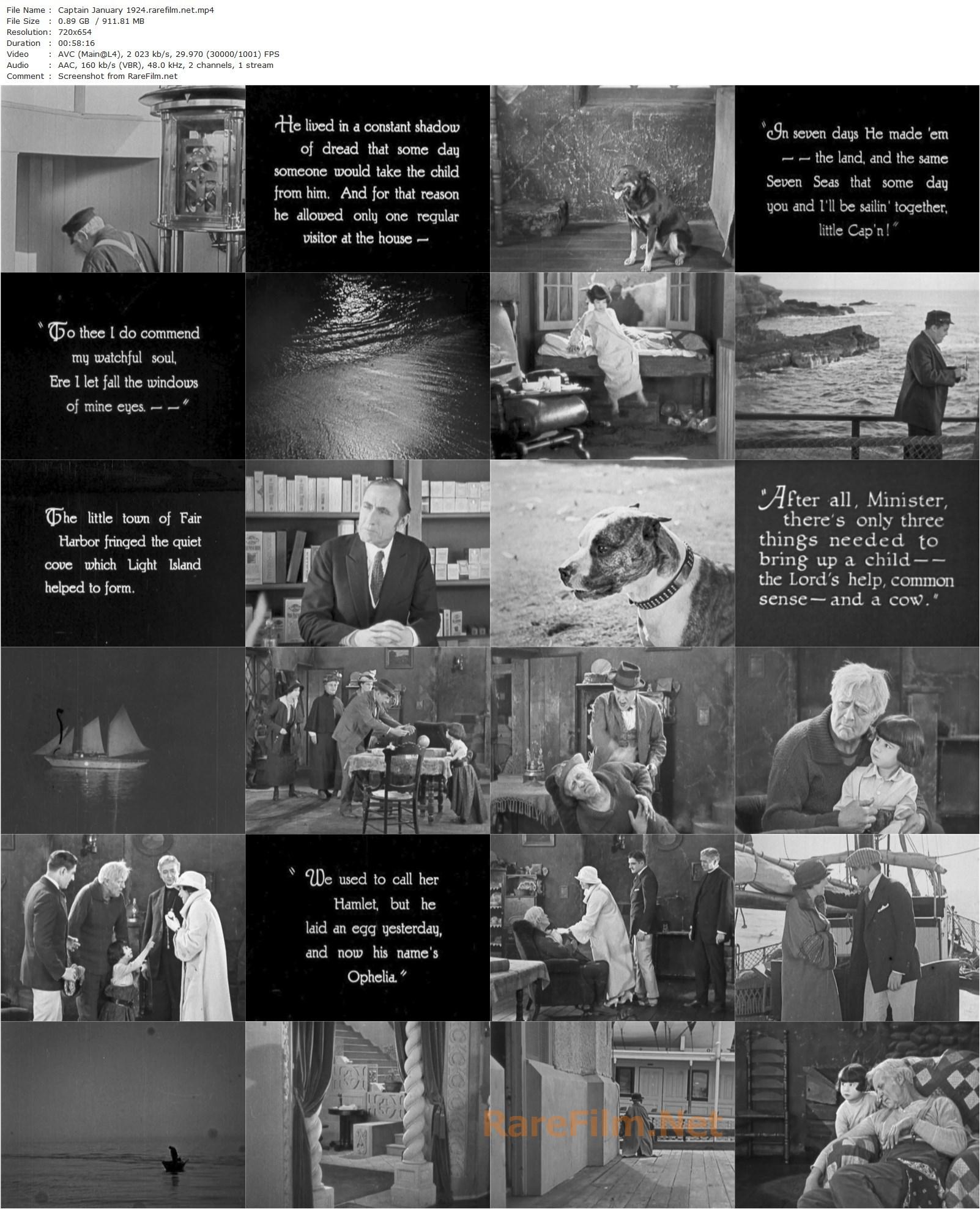 Captain January (1924) Edward F. Cline, Hobart Bosworth, Baby Peggy, Irene Rich-poster