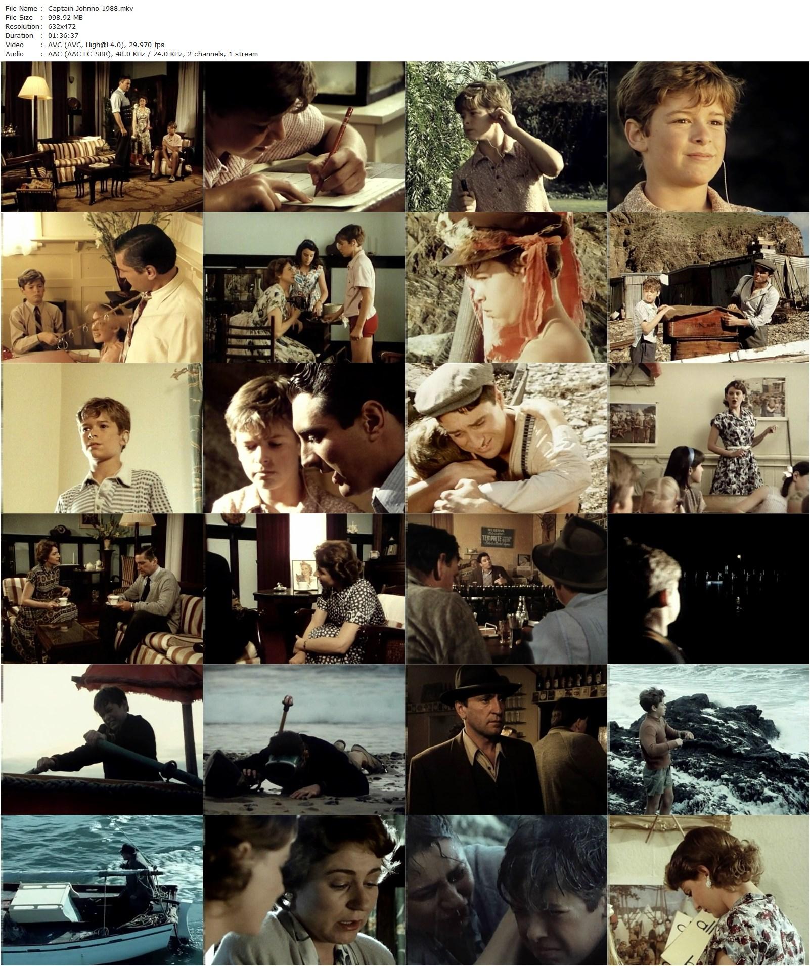 Captain Johnno (1988) Mario Andreacchio, John Waters, Damien Walters, Rebecca Sykes-poster