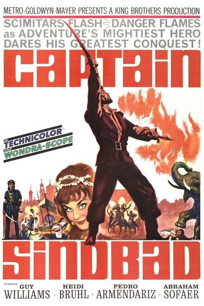 Captain Sindbad (1963) Byron Haskin, Guy Williams, Heidi Brühl, Pedro Armendáriz