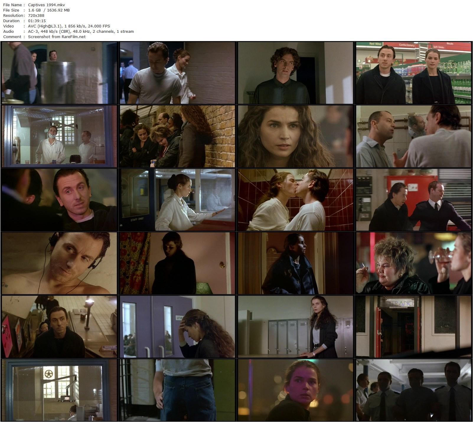 Captives (1994) Angela Pope, Julia Ormond, Tim Roth, Keith Allen-poster