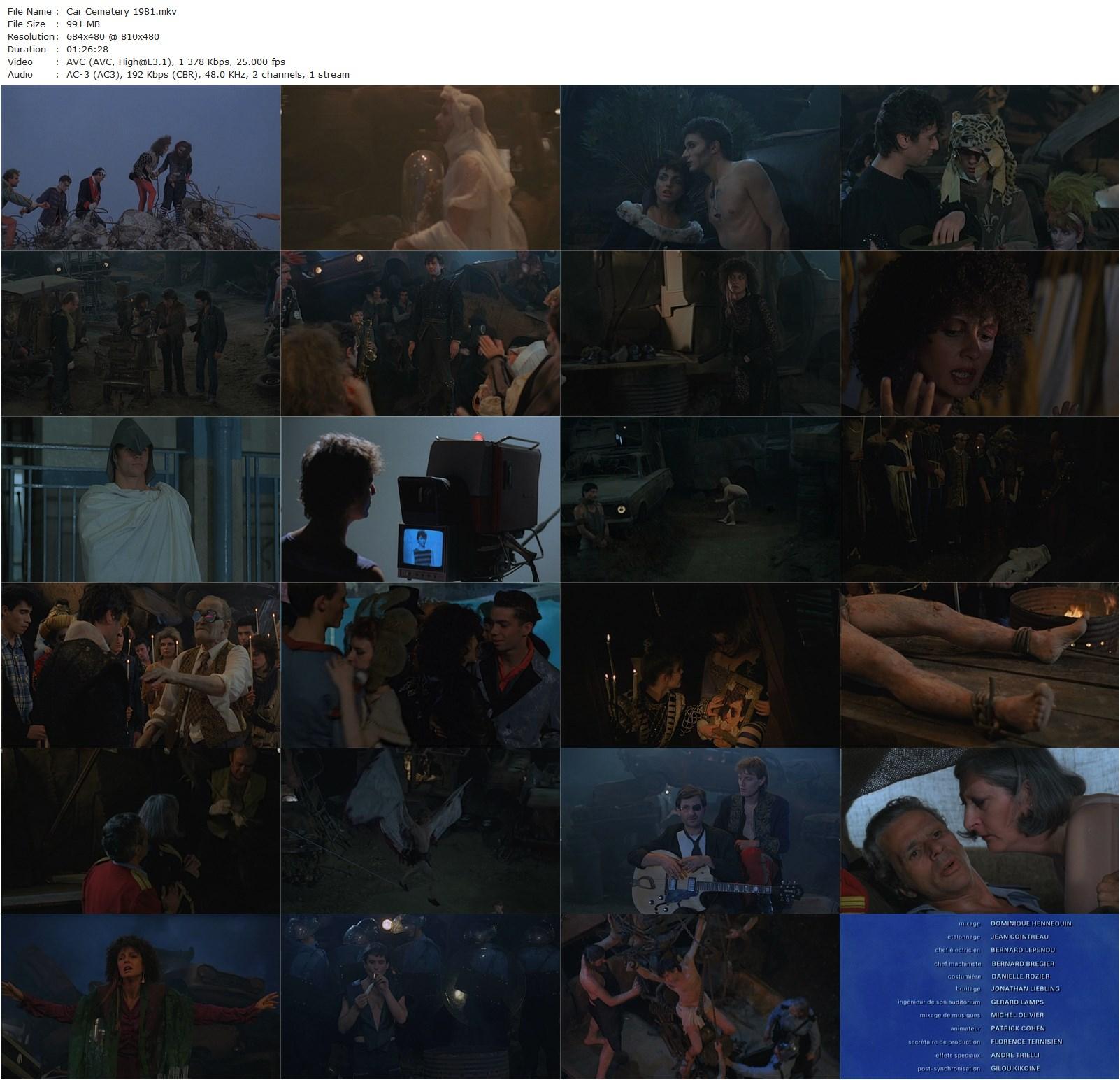 Car Cemetery (1983) Fernando Arrabal, Alain Bashung, Juliet Berto, Micha Bayard-poster