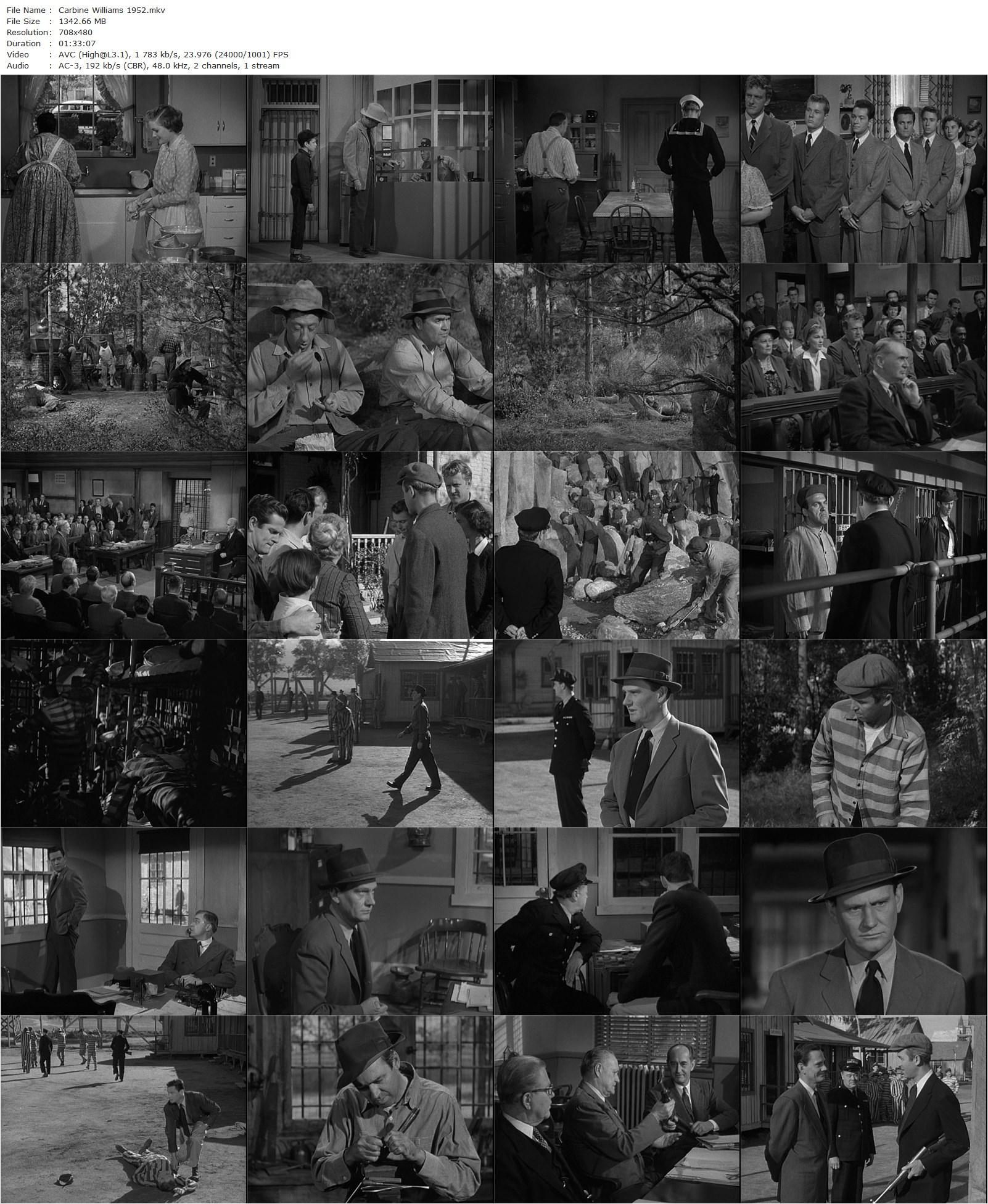 Carbine Williams (1952) Richard Thorpe, James Stewart, Jean Hagen, Wendell Corey-poster