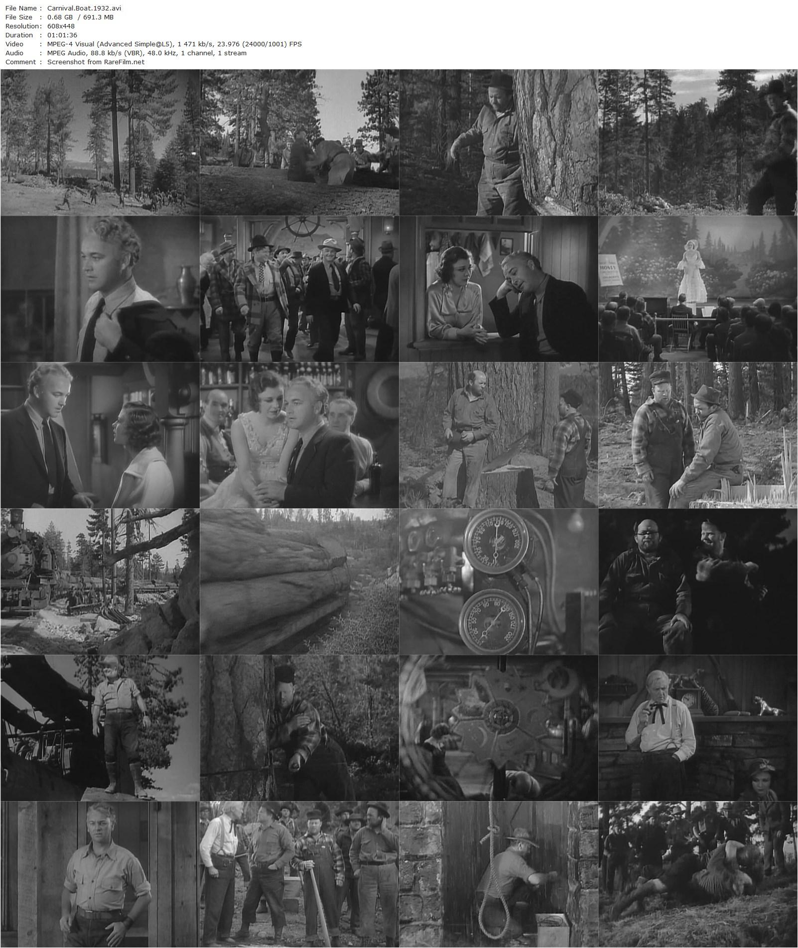 Carnival Boat (1932) Albert S. Rogell, William Boyd, Ginger Rogers, Fred Kohler-poster