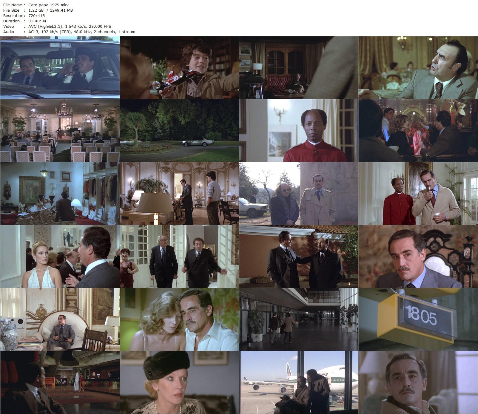 Dear Father AKA Caro papà (1979) Dino Risi, Vittorio Gassman, Aurore Clément, Andrée Lachapelle-poster