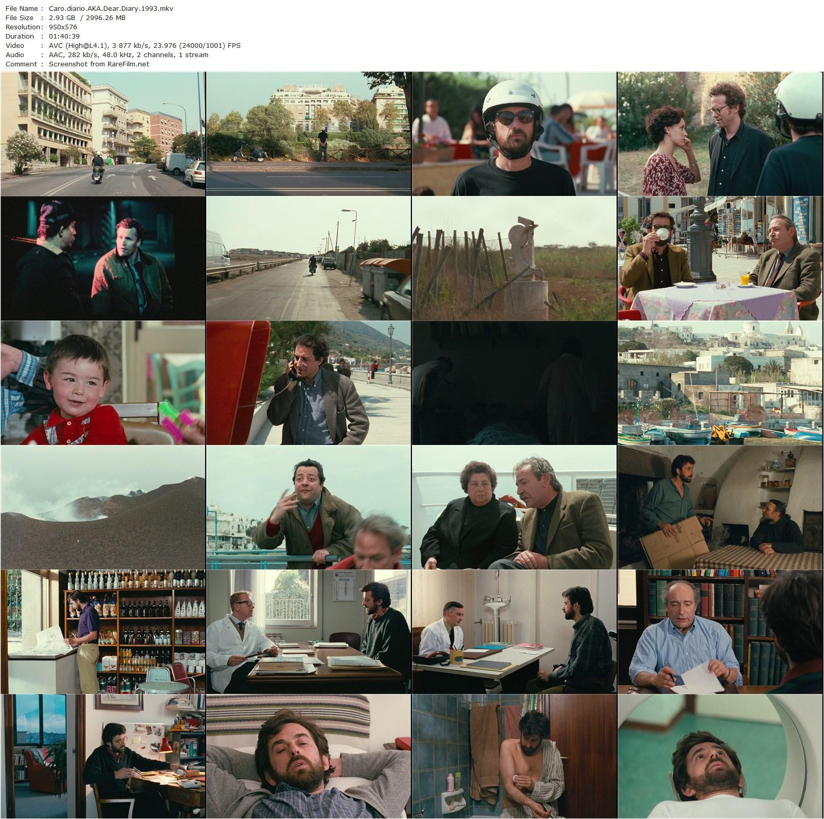 Dear Diary / Caro diario (1993) Nanni Moretti, Renato Carpentieri, Giovanna Bozzolo-poster
