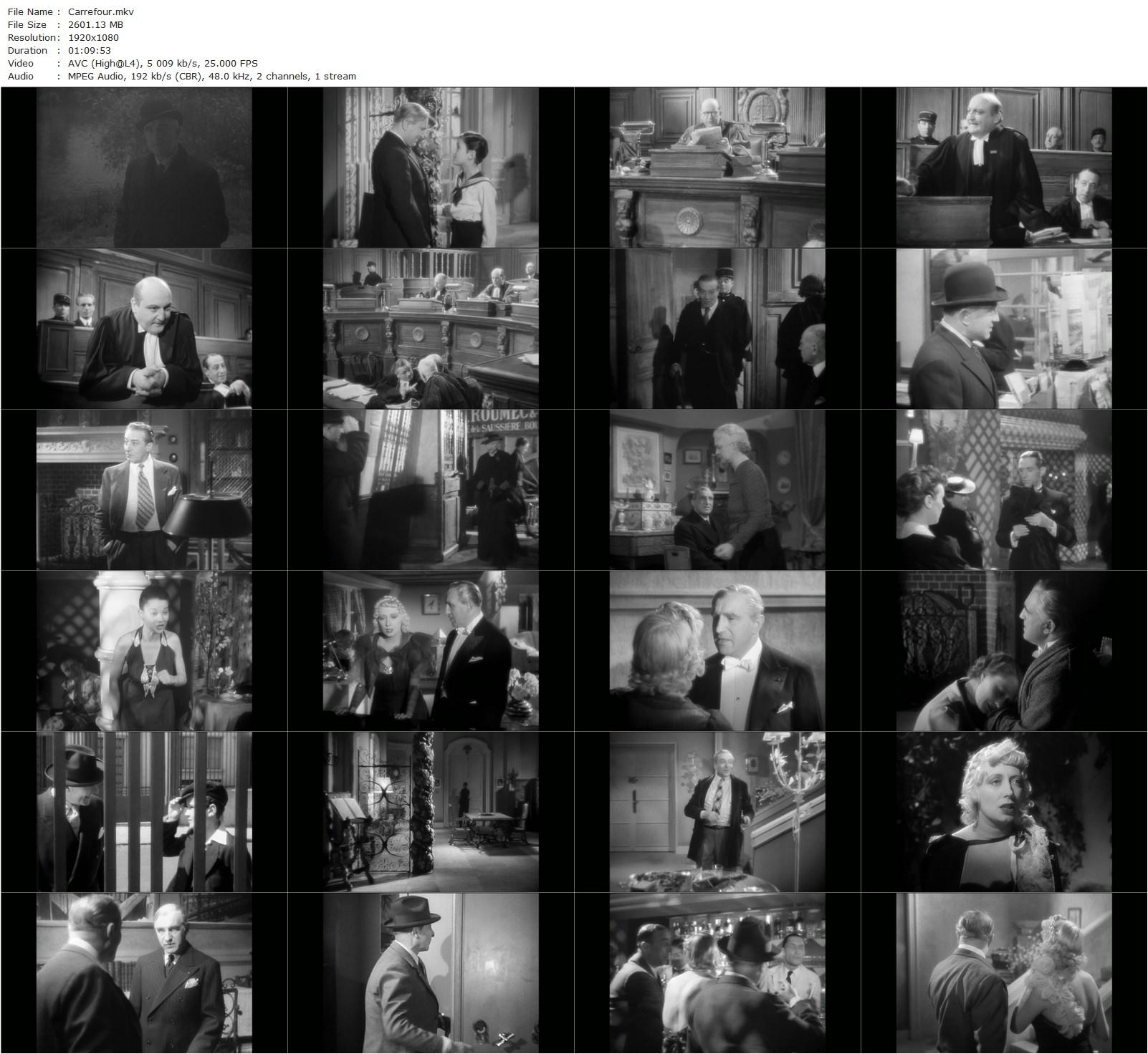 Crossroads AKA Carrefour (1938) Curtis Bernhardt, Charles Vanel, Jules Berry, Suzy Prim-poster