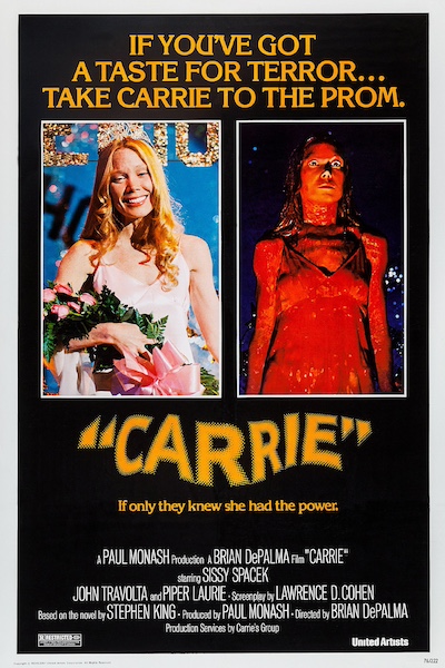 Carrie (1976) by Brian De Palma
