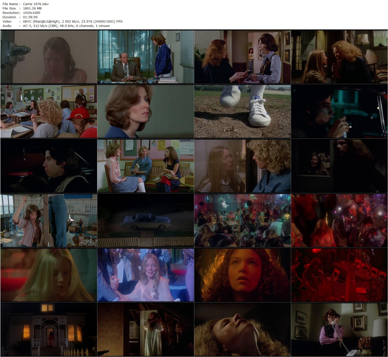 Carrie (1976) Brian De Palma, Sissy Spacek, Piper Laurie, Amy Irving-poster