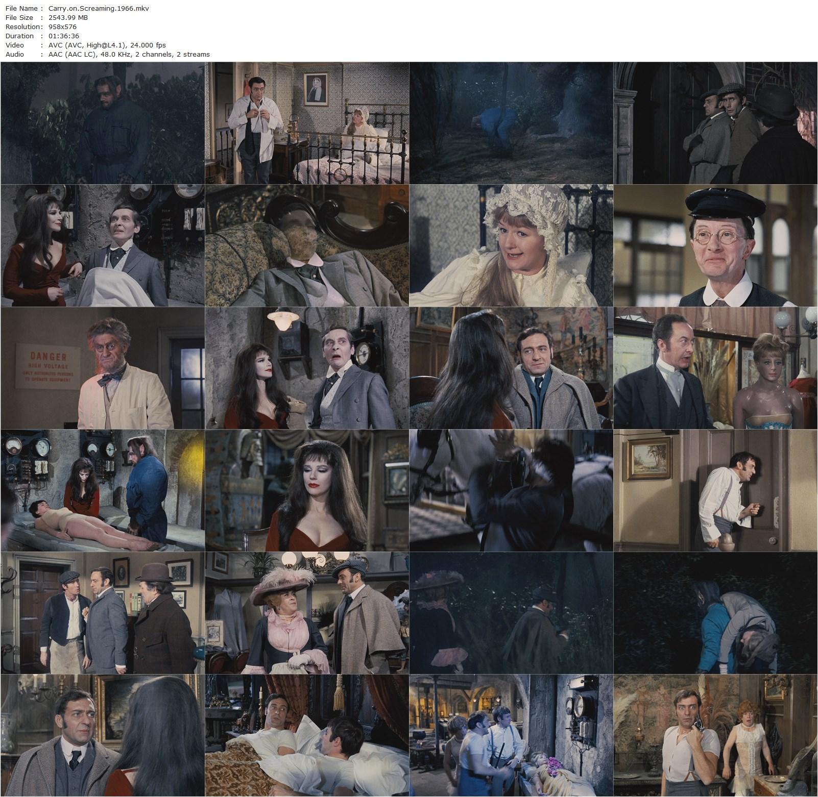 Carry On Screaming! (1966) Gerald Thomas, Kenneth Williams, Jim Dale, Harry H. Corbett-poster