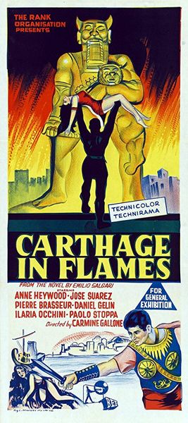 Carthage in Flames (1960) Carmine Gallone, Pierre Brasseur, Daniel Gélin, Anne Heywood, Drama, Action, Adventure, Romance, War
