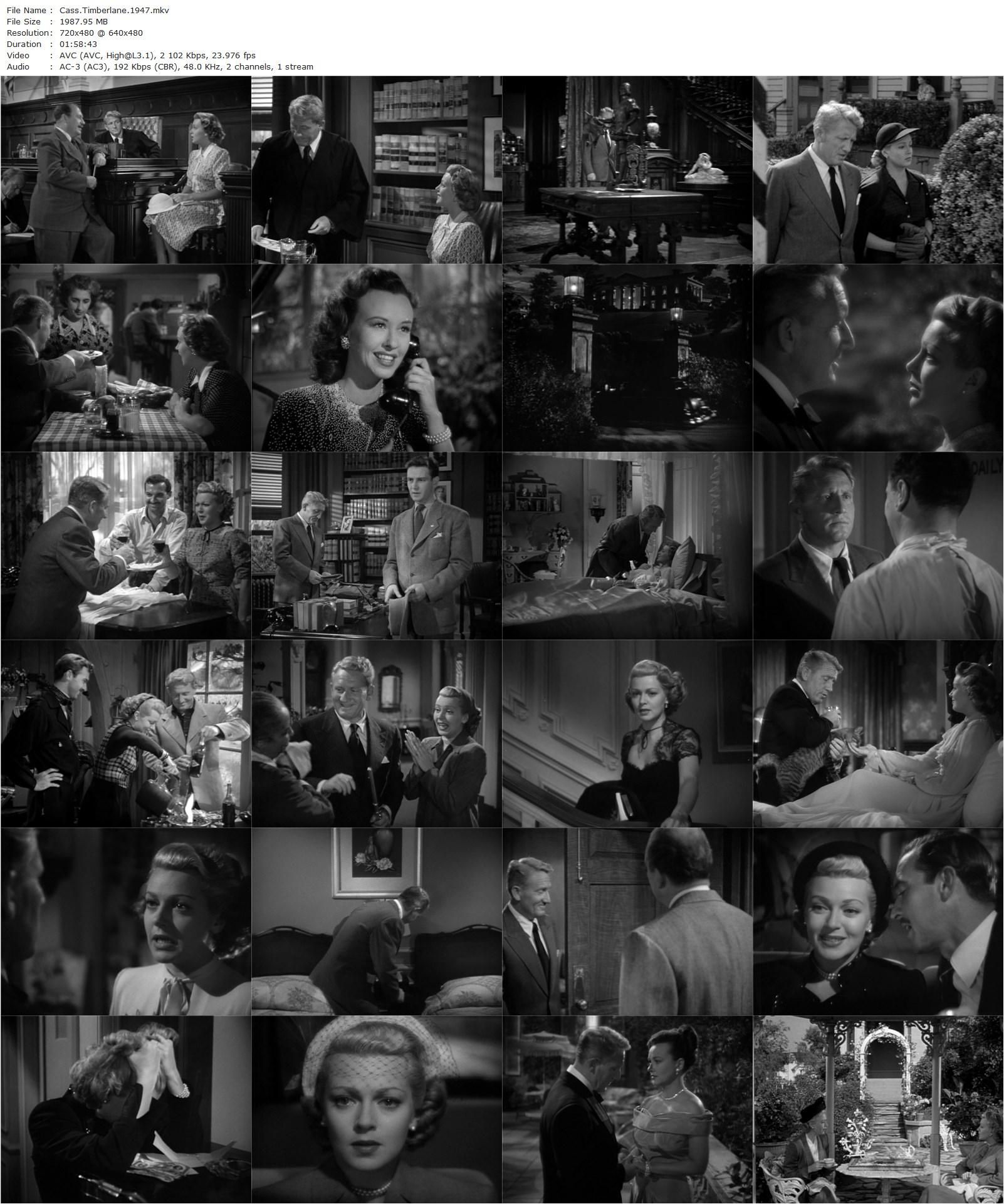 Cass Timberlane (1947) George Sidney, Spencer Tracy, Lana Turner, Zachary Scott-poster