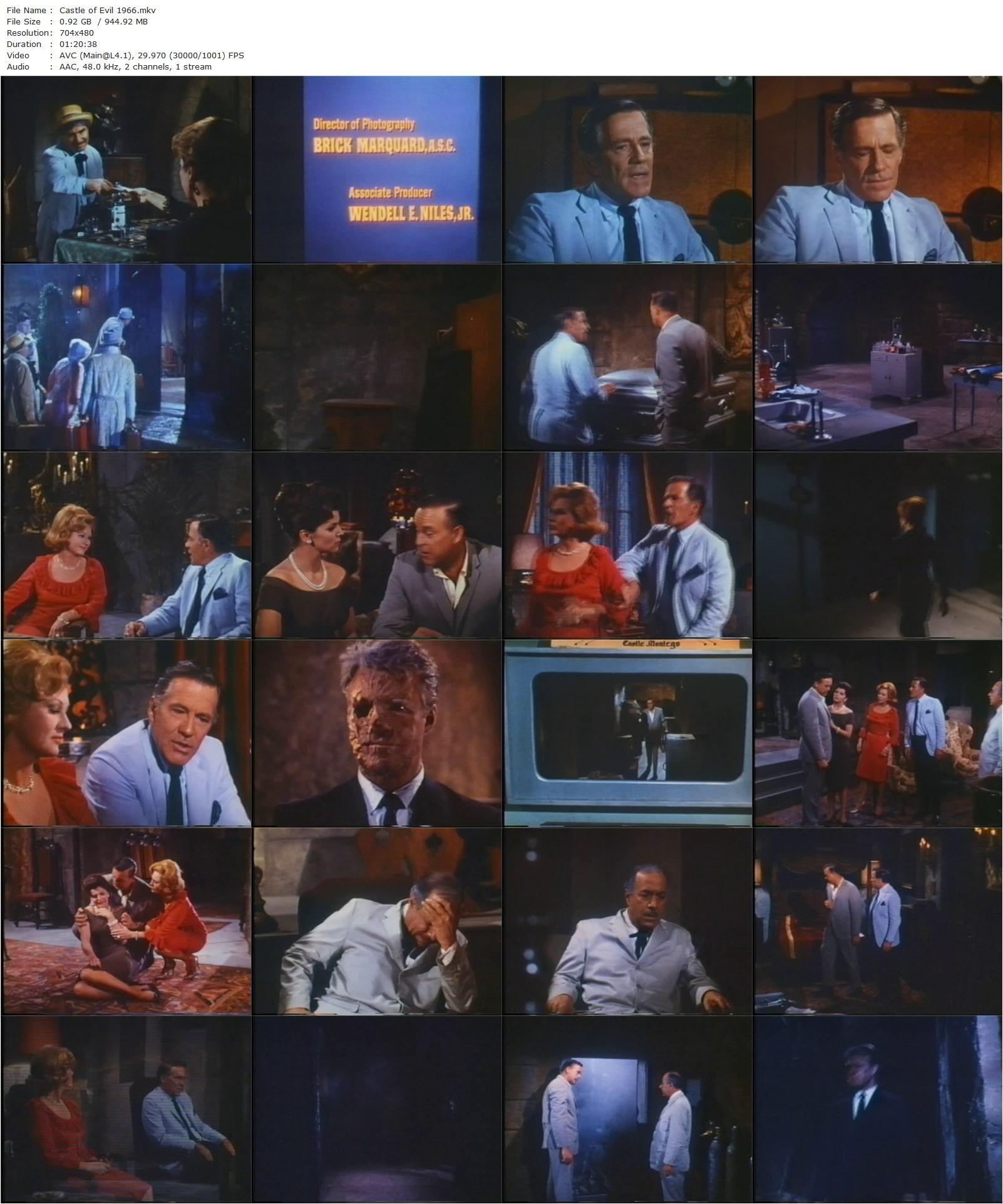 Castle of Evil (1966) Francis D. Lyon, Scott Brady, Virginia Mayo, David Brian-poster